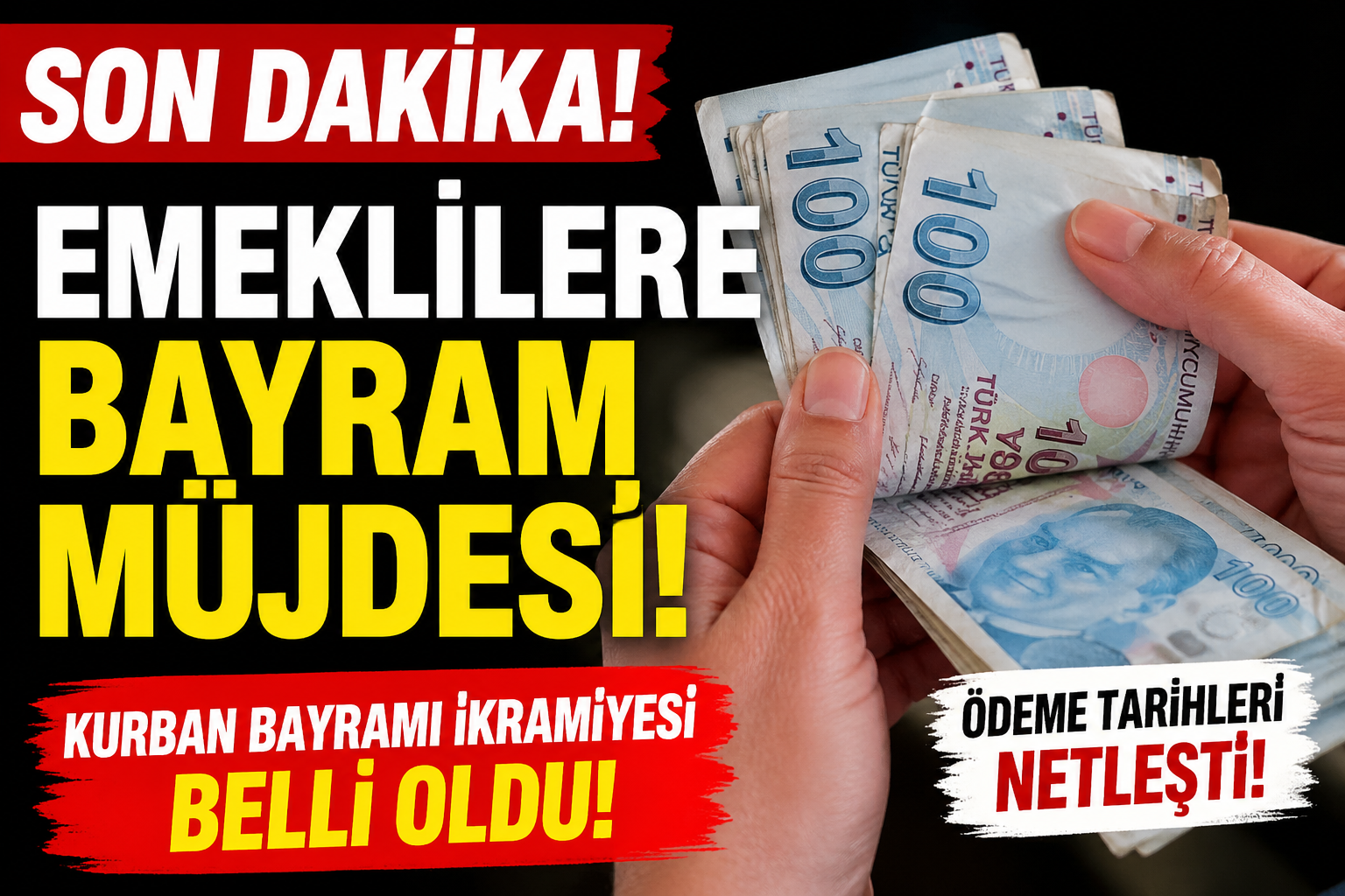 Emeklilere Bayram Müjdesi! Kurban Bayramı İkramiyesi Netleşti