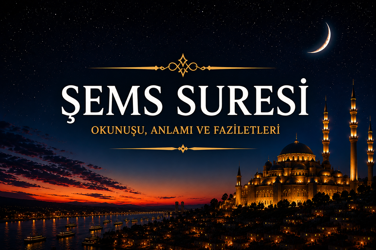 Şems Suresi ve Faziletleri: Nefsi Arındırmanın ve Hakikatin Sırrını Anlatan Sure